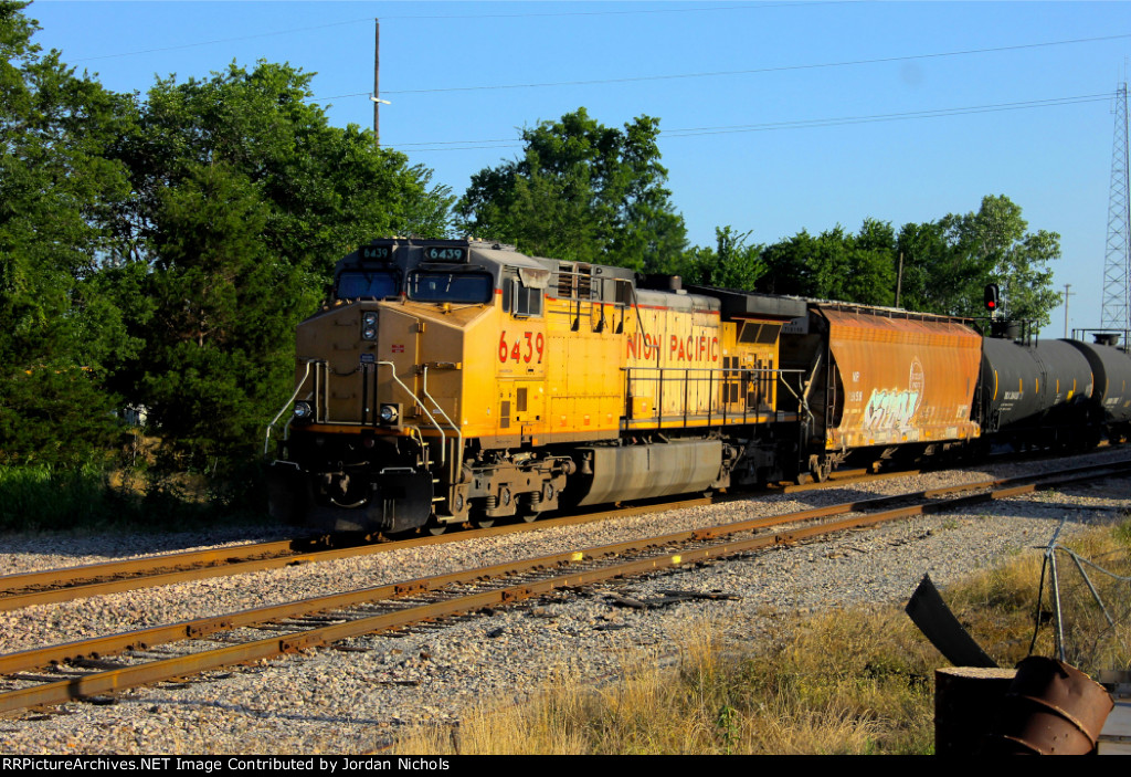 C-44 Pushing a loaded Petroleum Train